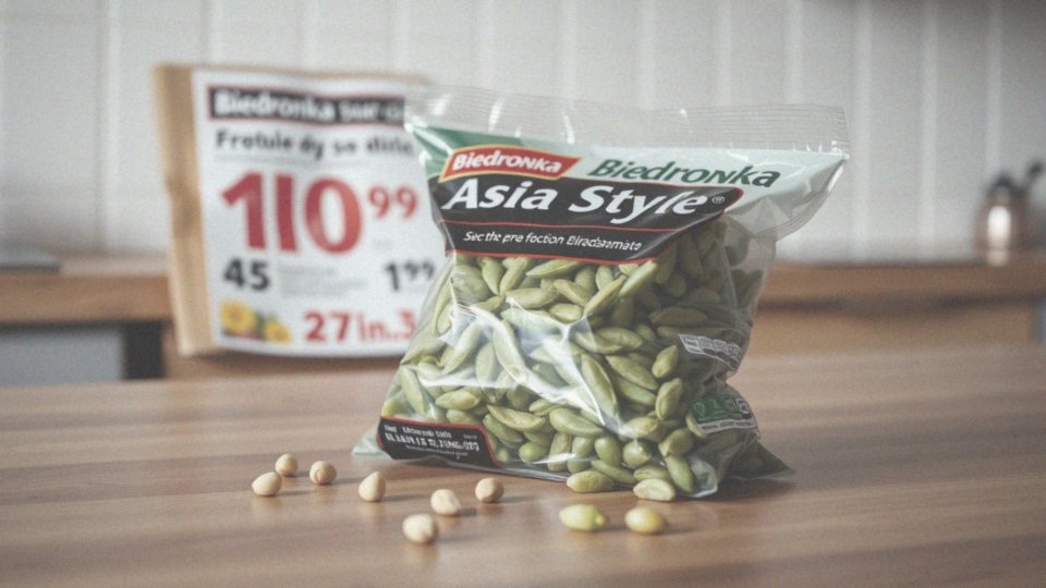Fasolka edamame Biedronka – wartości odżywcze i promocje